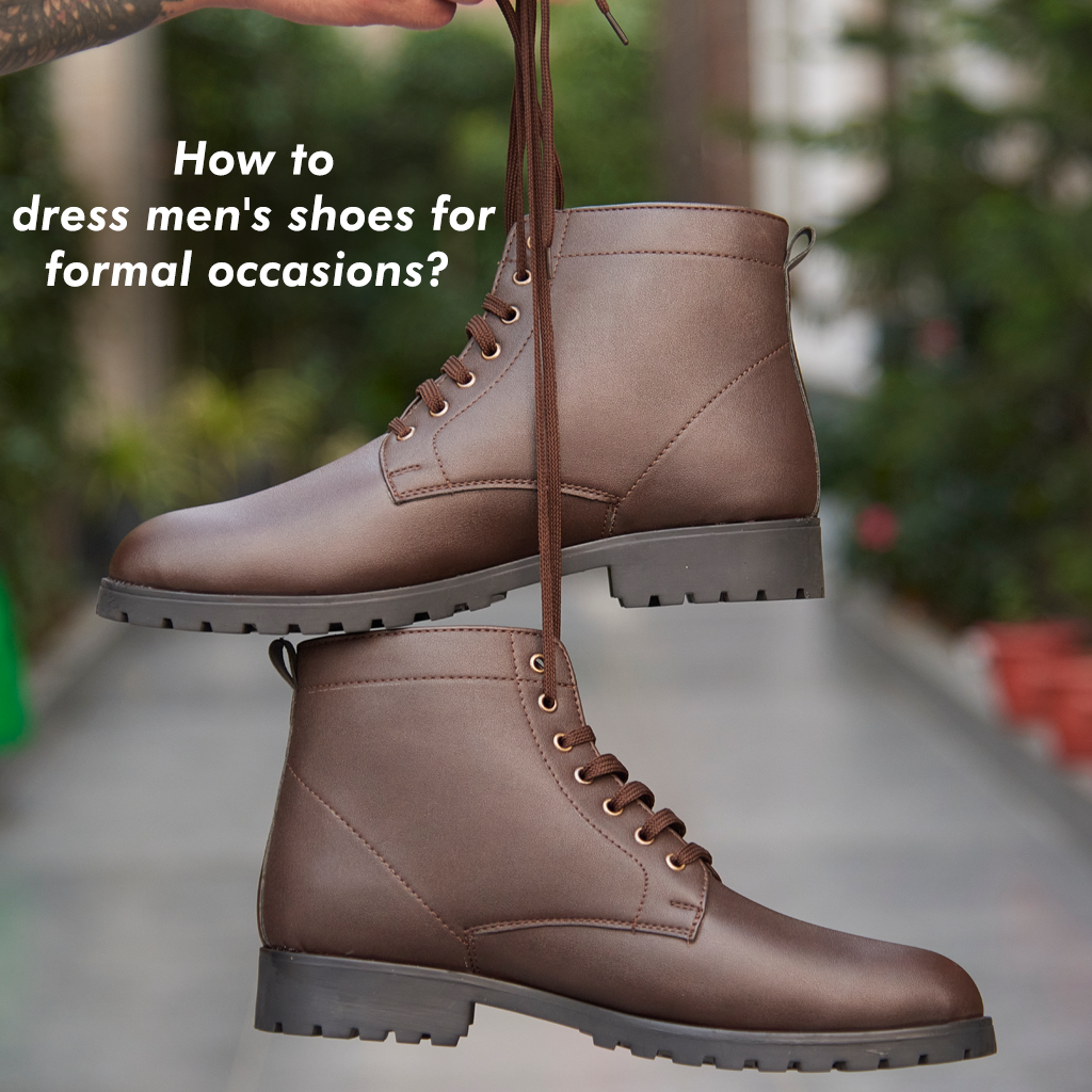 How to dress men's shoes for formal occasions?