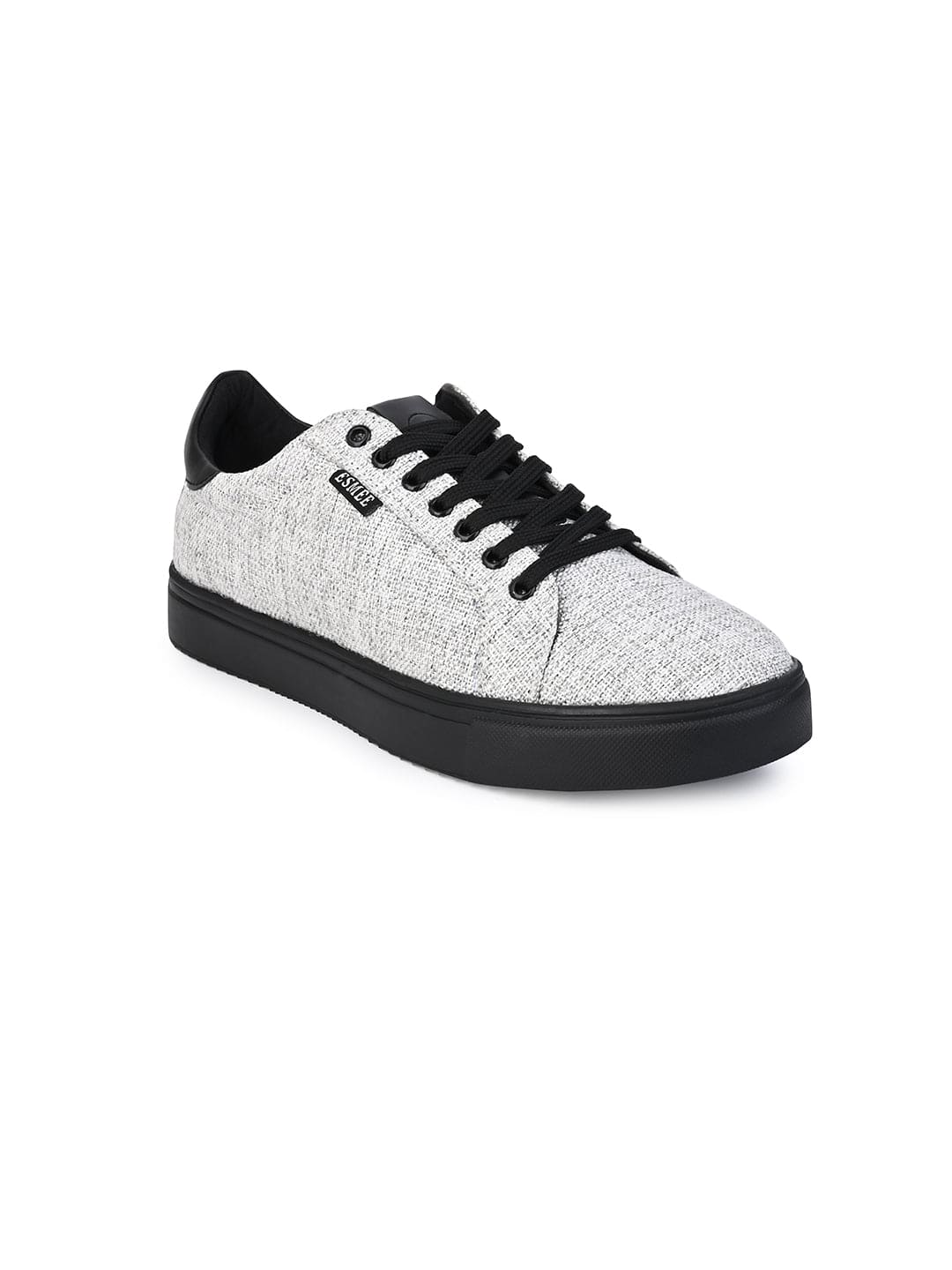 Esmee Silver Men's Recycled Jute Fabric Sneakers