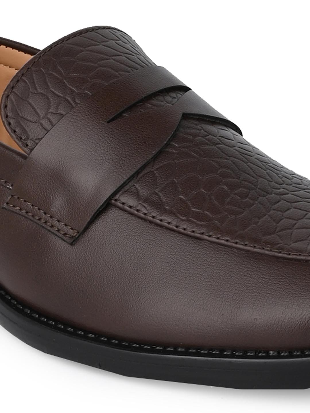 Esmee Brown Men Formal Slip Ons
