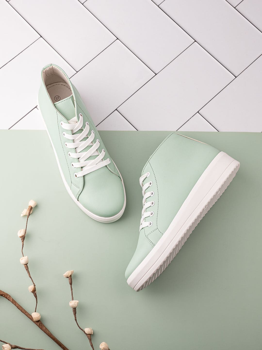 Esmee Cityscape Trainers for Women - Green