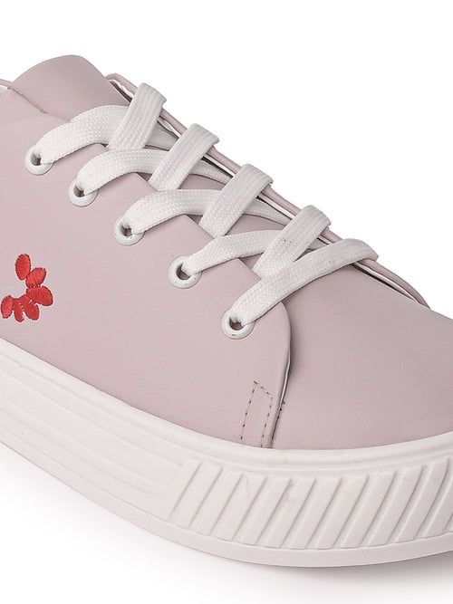 Esmee Essential Canvas Sneakers for Women - Pink