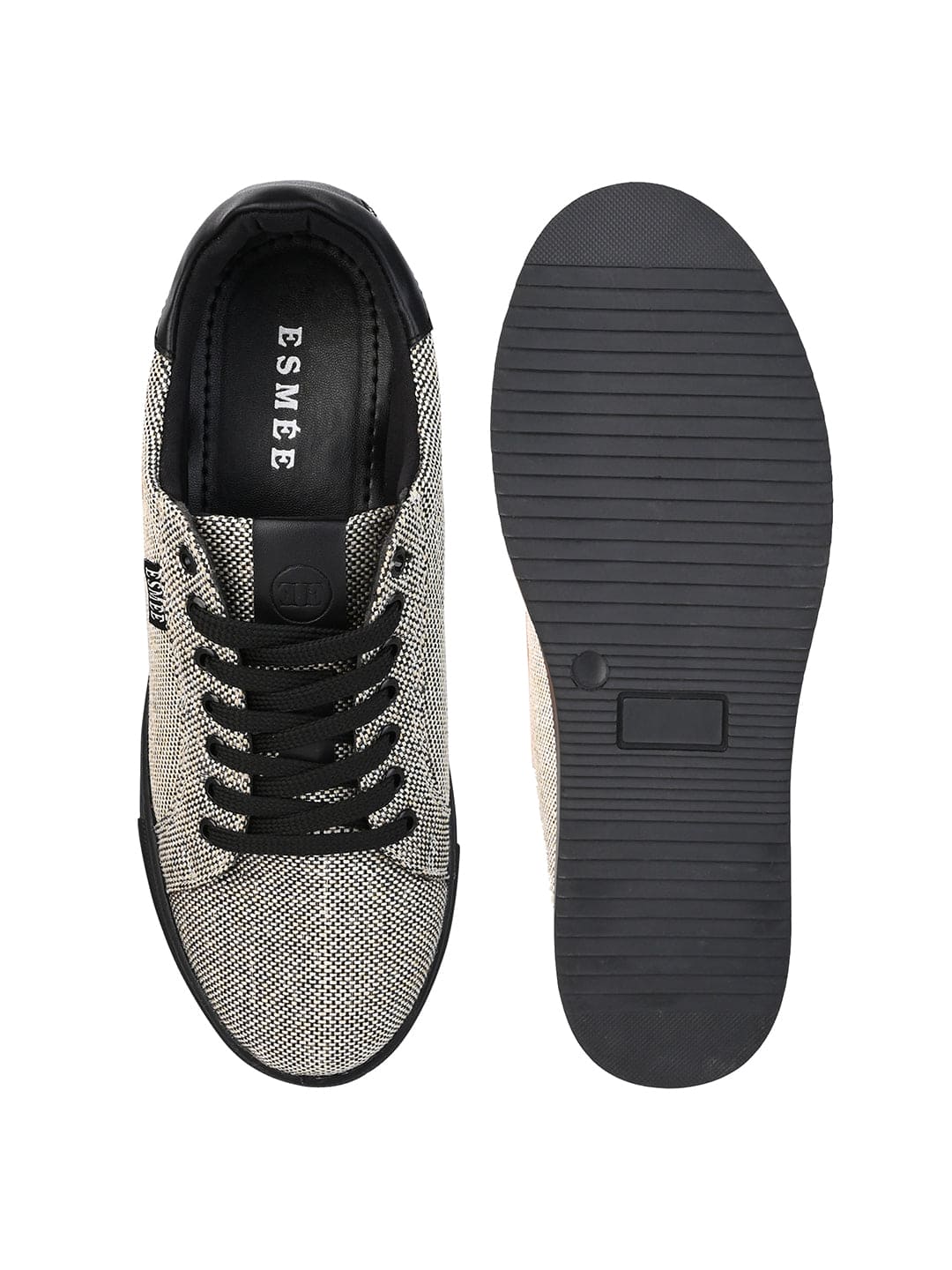 Esmee Gold Men's Eco Friendly Jute Fabric Sneakers