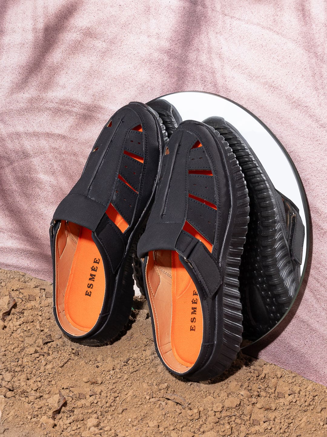 Esmee WalkZee Sandals for Men - Black