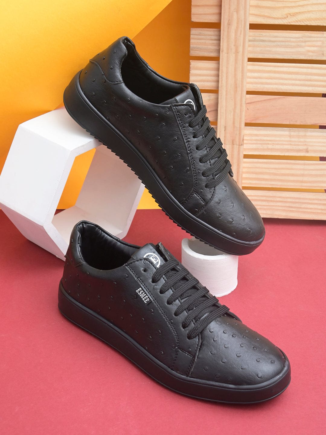 ESMEE Ostrich pattern Sneakers Shoes