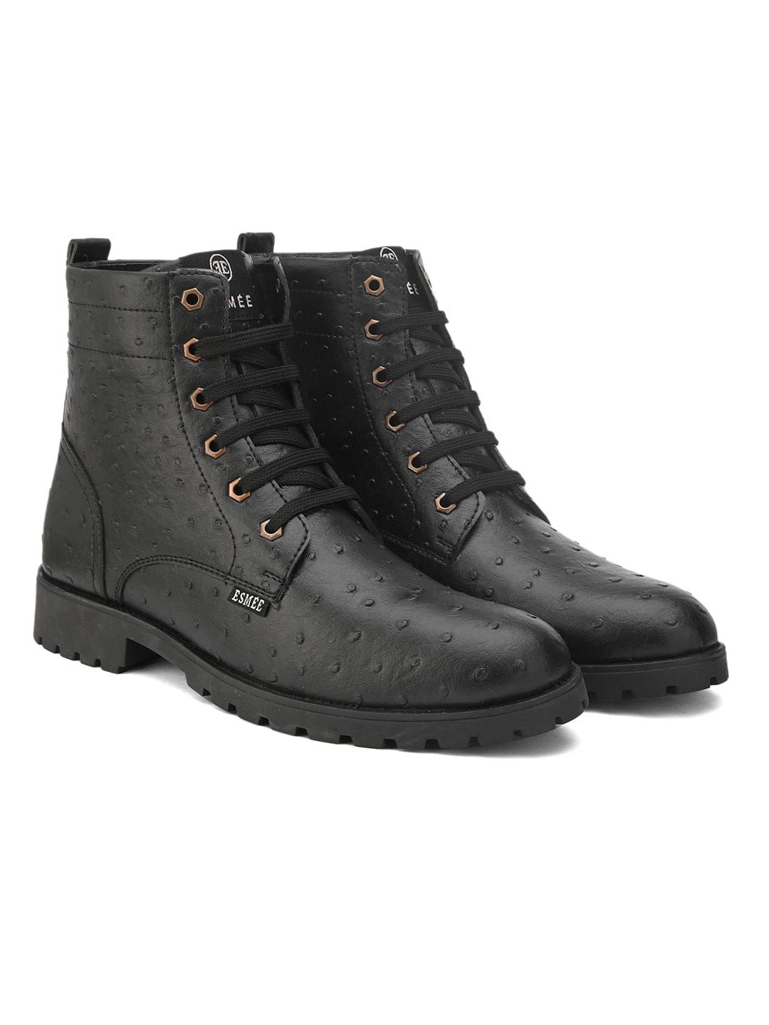ESMEE Ostrich pattern Boots