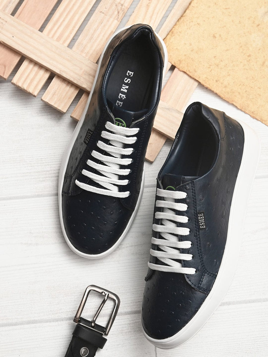 ESMEE Ostrich pattern Sneakers Shoes