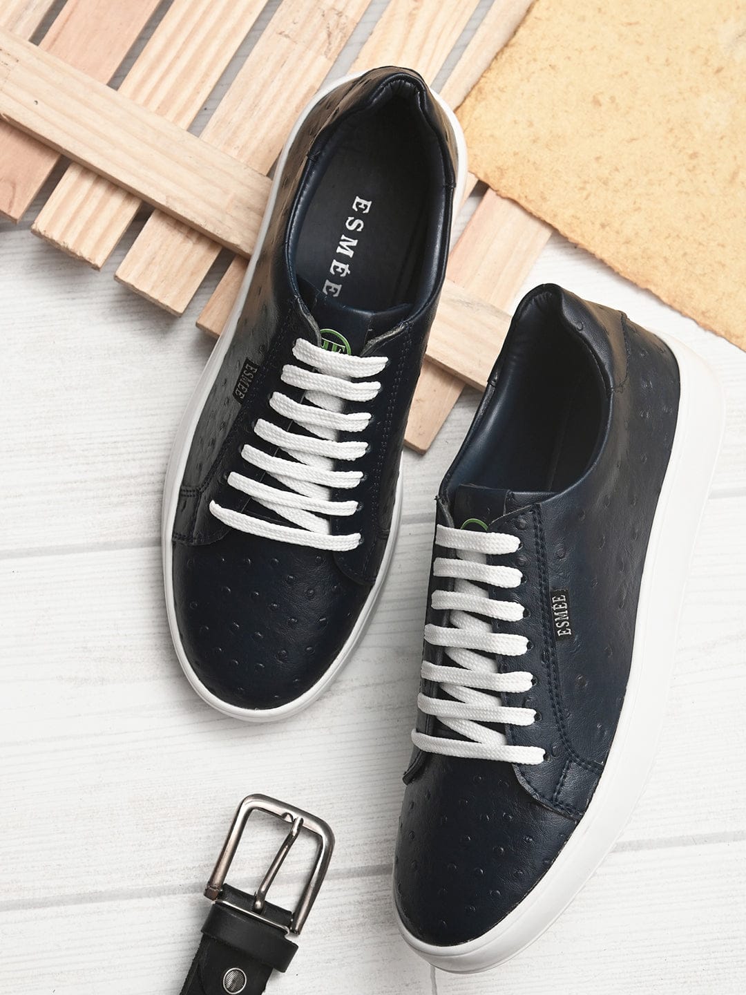 ESMEE Ostrich pattern Sneakers Shoes