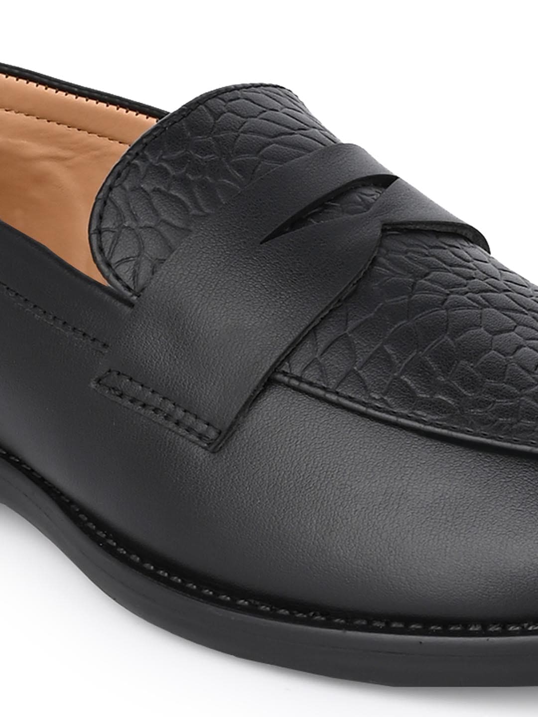 Esmee Black Men Formal Slip Ons