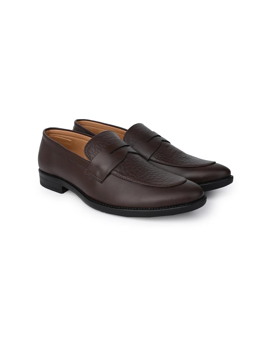 Esmee Brown Men Formal Slip Ons