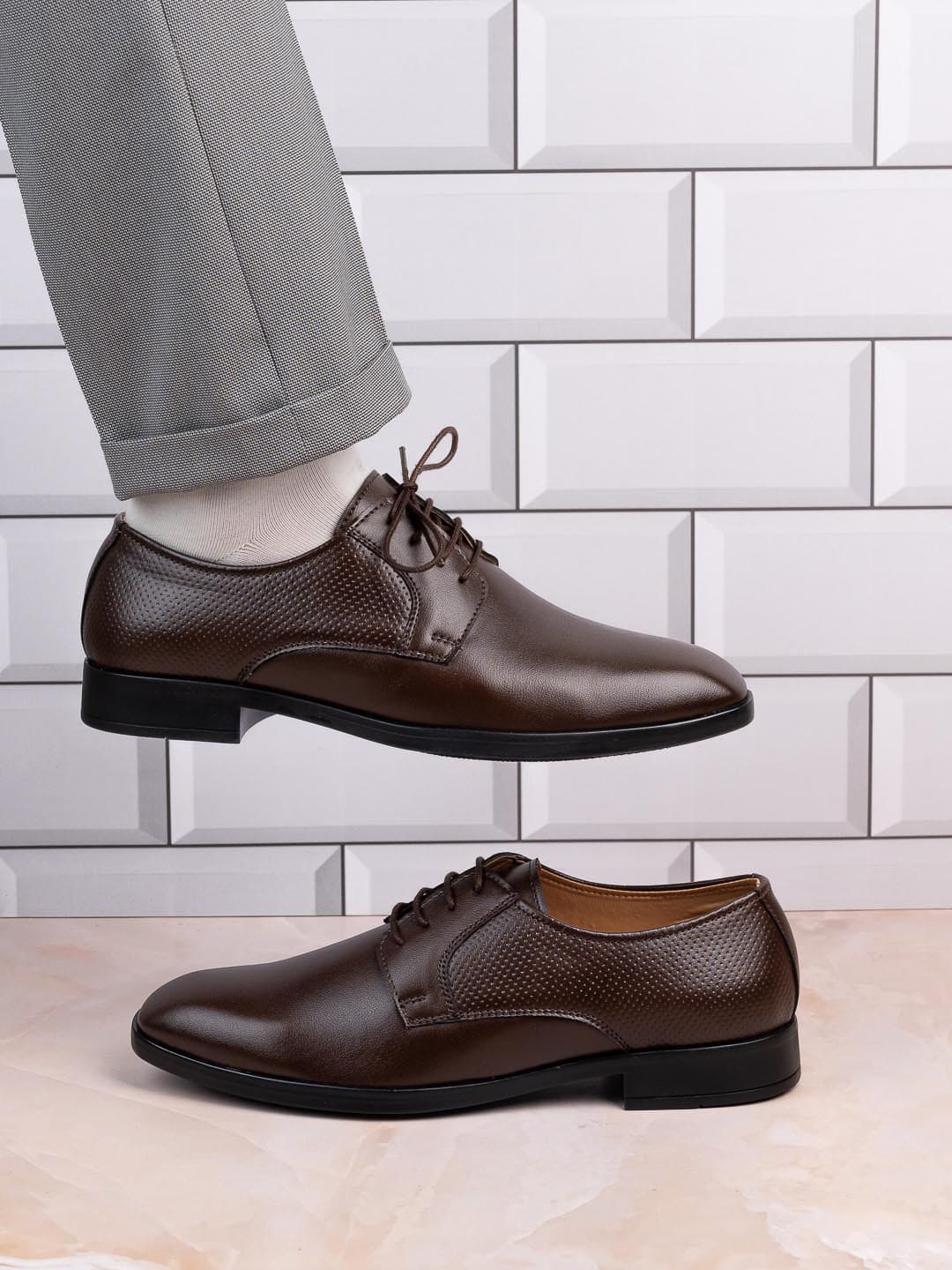 Esmee Brown Classic Men Formal Lace Ups