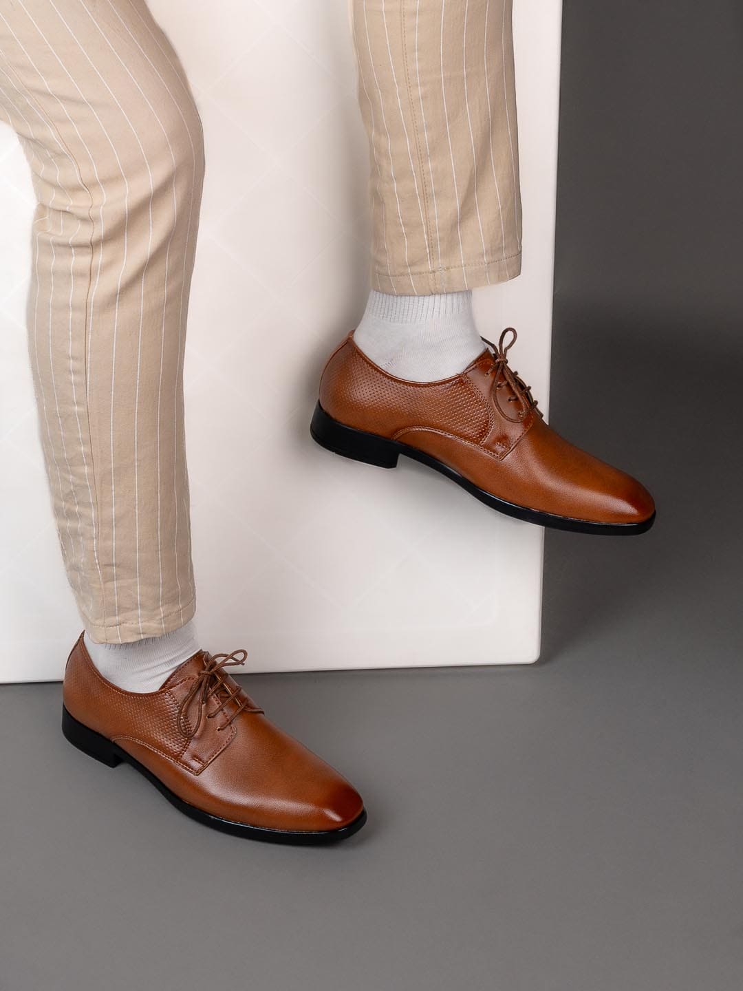 Esmee Tan Classic Men Formal Lace Ups