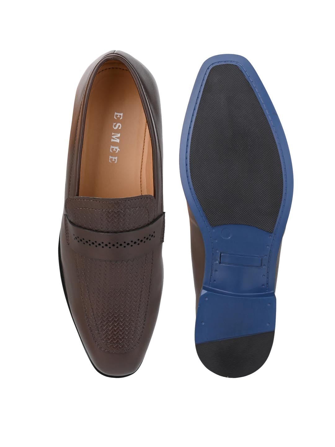 Esmee Brown Men Formal Classic Slip Ons