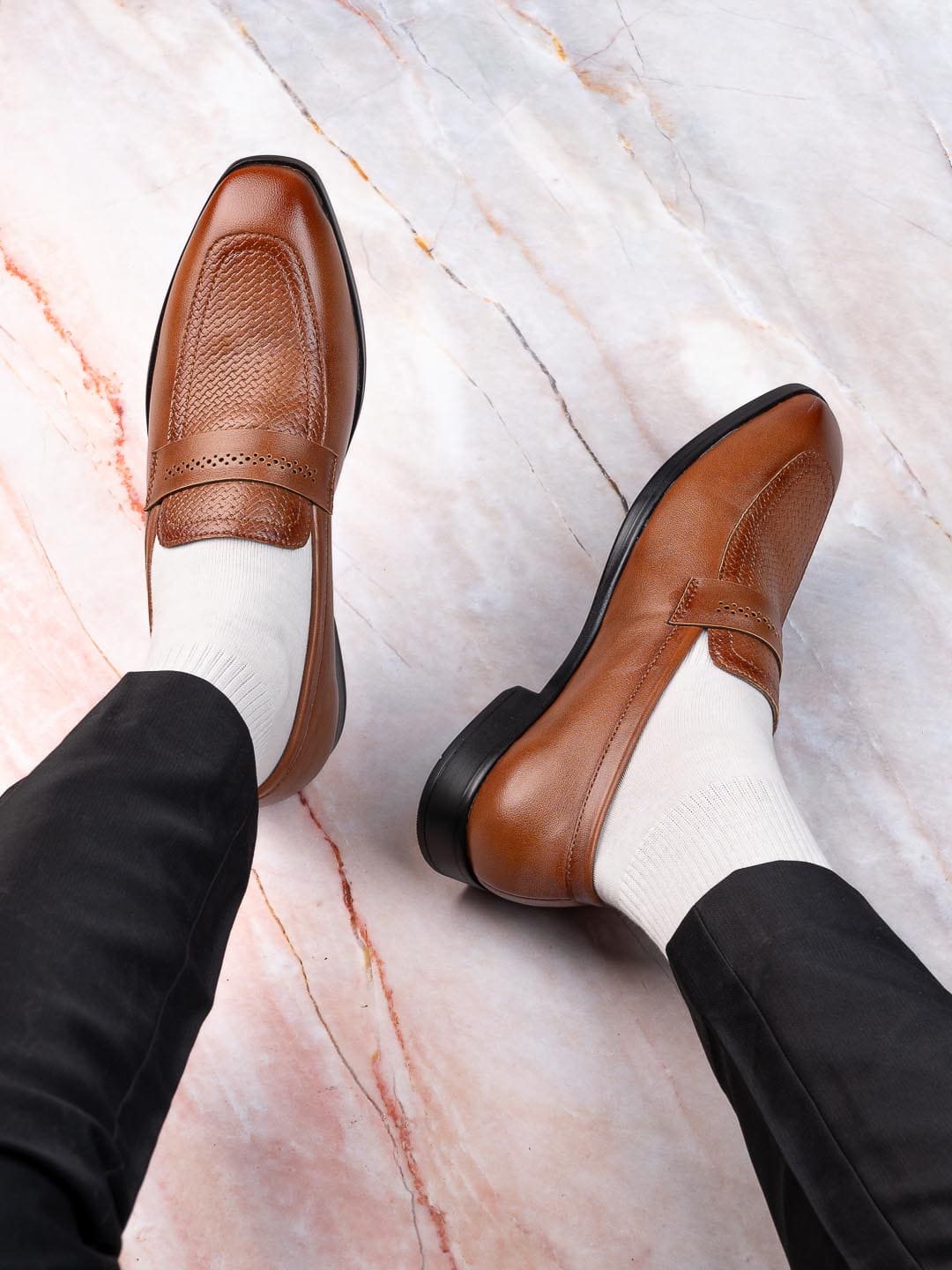 Esmee Tan Men Formal Classic Slip Ons