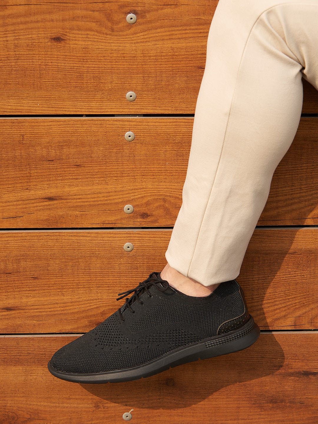 ESMEE Lace Up Proknit Brogues Shoes
